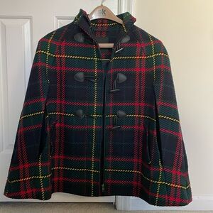 Talbots Tartan Plaid Cape - XS - Brand New